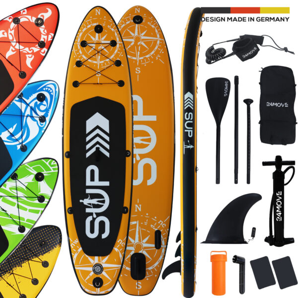 737 24MOVE Standup Paddle SUP Board Set ORANGE 320 12