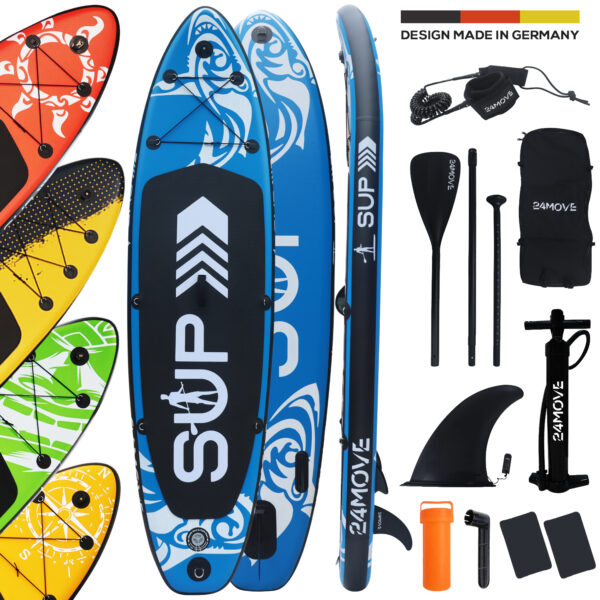 742 24MOVE Standup Paddle SUP Board Set BLAU 305 1