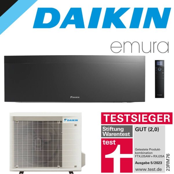 Daikin Emura 3 Black FTXJ