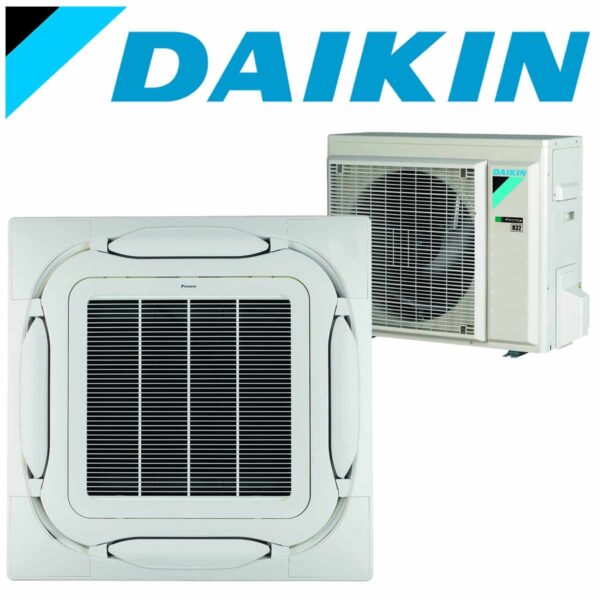 Set Daikin Klimaanlage Roundflow Deckenkassette FCAG reinweiss