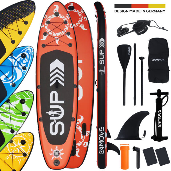 24MOVE® Standup Paddle SUP Board Set ROT 320