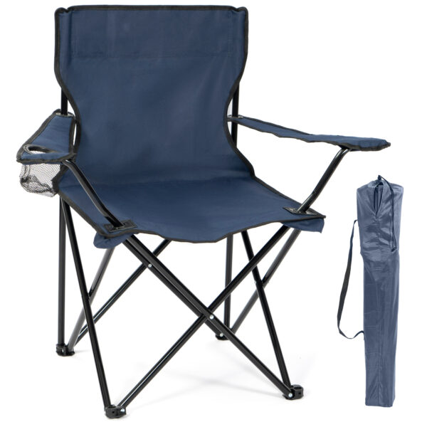 24MOVE® Campingstuhl Klappstuhl blau