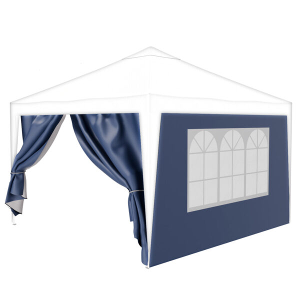 24MOVE® Pavillon Seitenteile SANTOS blau