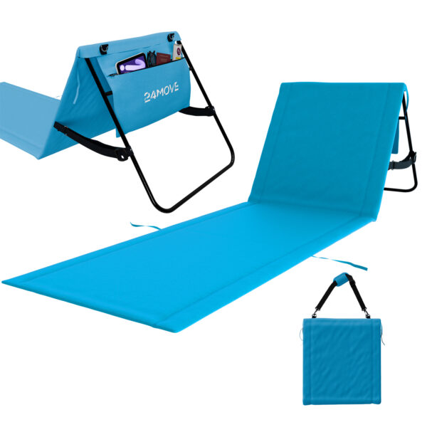 24MOVE® Strandmatte NATAL blau (1Stück)