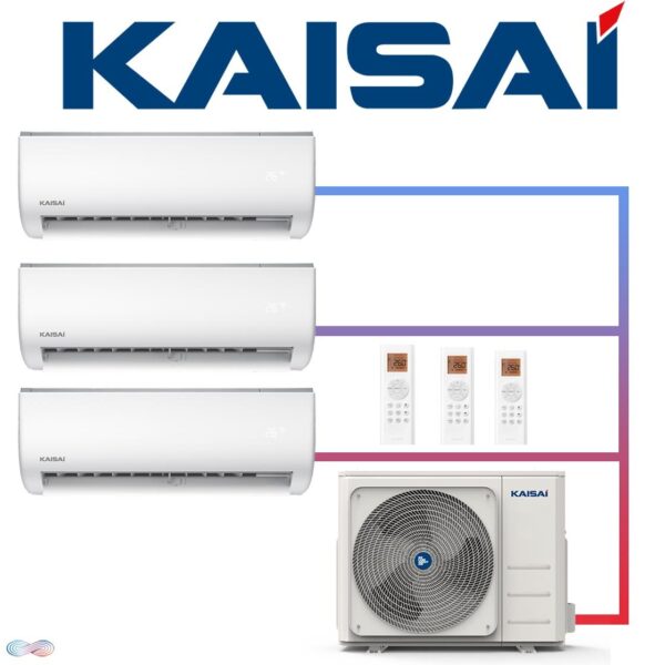 Kaisai ONE+ Multisplit Set 7,9 kW | 3× 2,5 kW KRX-09PEGI +...