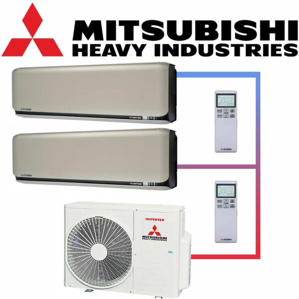 Mitsubishi Heavy Klimaanlage 2,5 kW & 3,5 kW Wandgerät SRK-ZSX-WFT...