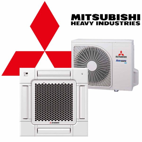 SET MITSUBISHI Deckenkassette FDTC 5,0kW inkl. Komfortpaneel &...