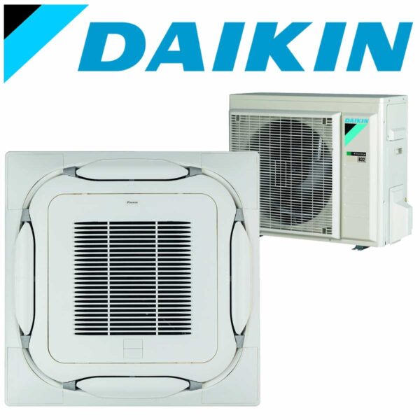 SET DAIKIN Roundflow FCAG 3,5 kW Deckenkassette selbstreinigend...