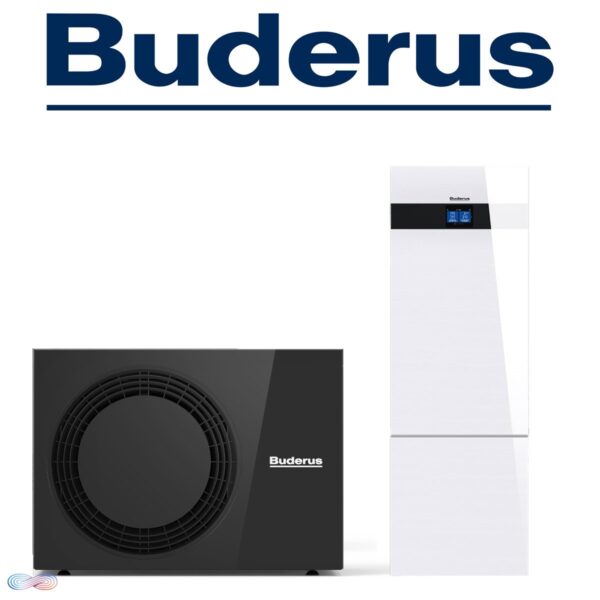 Buderus Luft-Wasser Wärmepumpe SET 9,6 kW | Logaplus M WLW176i AR...