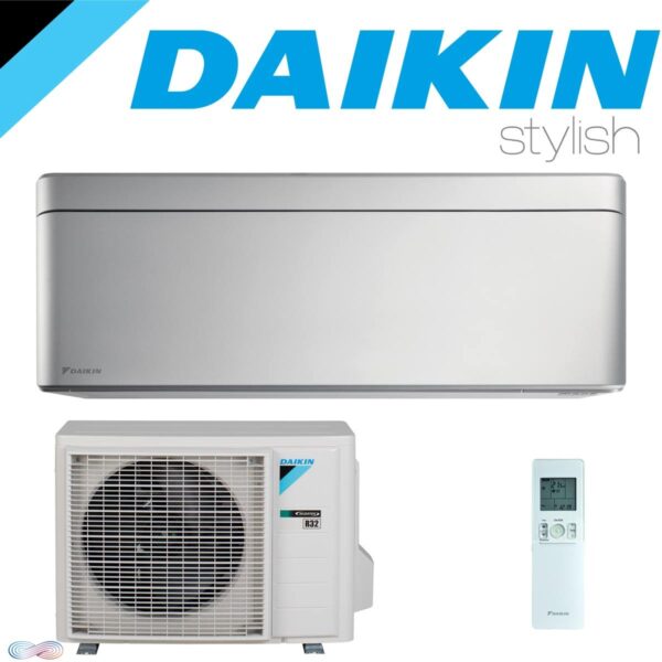 SET DAIKIN STYLISH Wandgerät Silber 5,0 kW""