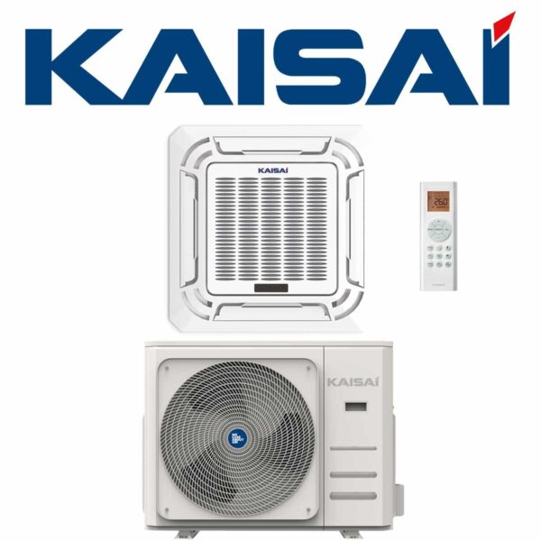 KAISAI KOMPAKT Klimaanlage SET Deckenkassette 3,5 kW für 1 Raum...