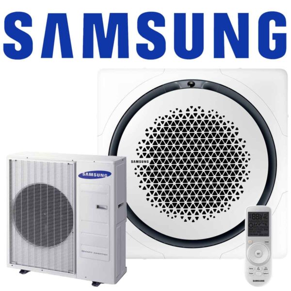 Samsung Singlesplit Set AC 140 WindFree 360° quadratisch Kassette...