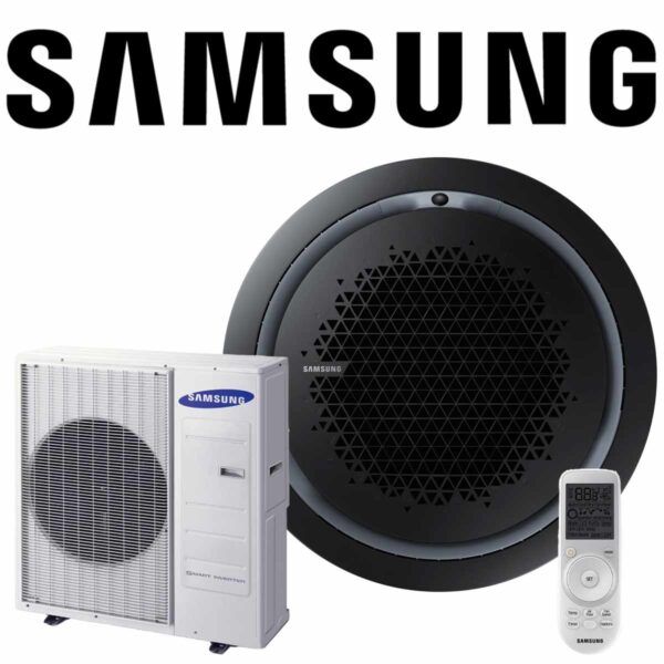 Samsung Singlesplit Set AC 120 WindFree 360° rund Kassette in...